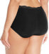 Natori 183183 Womens Striped Lace Trim Everyday Brief Underwear Black Size Small