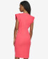 ფოტო #2 პროდუქტის Women's Extended-Shoulder V-Neck Dress