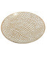 Фото #12 товара Mosaic Gold- Silver Tone Canape Plates Set of 6