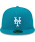 Фото #3 товара Men's Turquoise New York Mets 59FIFTY Fitted Hat