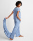 Фото #6 товара Women's 2-Pc. Crepe de Chine Short-Sleeve Pajama Set, Created for Macy's