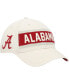 ფოტო #1 პროდუქტის Men's Cream Alabama Crimson Tide Crossroad MVP Adjustable Hat