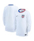 Big Boys and Girls White USMNT 2024 Home Replica Long Sleeve Jersey