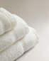 Фото #4 товара Cotton towel with linen border