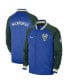 ფოტო #1 პროდუქტის Men's Royal, Hunter Green Milwaukee Bucks 2022/23 City Edition Showtime Thermaflex Full-Zip Jacket