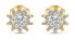 Фото #2 товара Glittering gold-plated earrings with zircons EA325Y