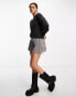 Фото #8 товара Object knitted rib v neck jumper in dark grey