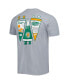 ფოტო #4 პროდუქტის Men's Gray Colorado State Rams Pennant Comfort Color T-shirt