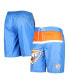 ფოტო #1 პროდუქტის Men's Blue Oklahoma City Thunder Sea Wind Swim Trunks