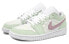 【定制球鞋】 Jordan Air Jordan 1 low OKHR 泼墨 薄荷奶绿 做旧 低帮 复古篮球鞋 女款 绿黄粉色 / Кроссовки Jordan Air Jordan DB6480-100