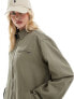 Фото #5 товара ASOS DESIGN Tall twill harrington shacket in khaki