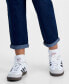 ფოტო #6 პროდუქტის Juniors' Cuffed High-Rise Trouser Jeans