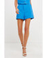 Фото #3 товара Women's High Waisted Suited Shorts