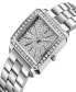 ფოტო #5 პროდუქტის Women's Cristal Quartz Silver Stainless Steel Watch Set, 28mm
