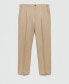 Фото #1 товара Men's Straight-Linen Pants