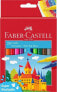 Фото #1 товара Набор фломастеров для рисования для детей Faber-Castell Flamastry Zamek 24 kolory FABER CASTELL