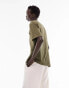 Фото #3 товара Topman oversized fit t-shirt in washed khaki