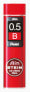Pentel C275-BO - Gray - Fine - Red - 0.5 mm - Box - 40 pc(s)