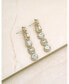 ფოტო #2 პროდუქტის Crystal Droplets Earrings in 18K Gold Plating