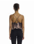 Фото #2 товара Kendall & Kylie Pleated Crisscross Top Women's Sz. Large 151206