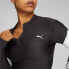 Женская рубашка с длинным рукавом Puma Fit Eversculpt 1/4 Чёрный