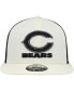 Фото #3 товара Men's Cream, Black Chicago Bears Chrome Collection 9FIFTY Trucker Snapback Hat
