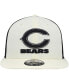 Men's Cream, Black Chicago Bears Chrome Collection 9FIFTY Trucker Snapback Hat