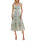 Фото #1 товара Платье Trixxi джуниоры с завязками и объемной юбкой Fit & Flare Midi