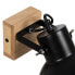 Настенный светильник Чёрный Бежевый Деревянный Железо 220-240 V 21 x 14 x 17 cm