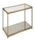 Cruz Coffee Table with Mirror Shelf