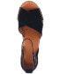 ფოტო #3 პროდუქტის Women's Charli Ankle-Strap Espadrille Wedge Sandals