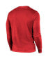 Фото #3 товара Men's Threads Scarlet San Francisco 49ers Super Bowl LVIII Tri-Blend Long Sleeve T-shirt