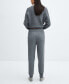 Фото #2 товара Пижама MANGO Женская трикотажная брюки-джоггер