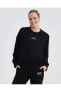 W Essential Crew Neck Sweatshirt Kadın Siyah Sweatshirt S232241-001