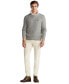Фото #4 товара Men's Cable-Knit Cotton Sweater