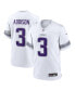 Фото #1 товара Nike Men's Jordan Addison White Minnesota Vikings Alternate Game Player Jersey