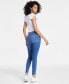 ფოტო #9 პროდუქტის Women's Rhinestone Trimmed Skinny Ankle Jeans