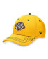 ფოტო #5 პროდუქტის Men's Gold Nashville Predators Authentic Pro Rink Flex Hat