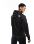 The North Face Training Reaxion zip up fleece hoodie in black