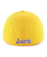 Фото #2 товара Men's Gold Los Angeles Lakers Classic Franchise Fitted Hat