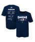 Preschool Boys and Girls Navy Colorado Avalanche 2022 Stanley Cup Champions Roster T-shirt Синий, 4 - фото #2