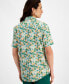 Фото #2 товара Men's Libra Regular-Fit Stretch Floral Button-Down Poplin Shirt, Created for Macy's