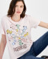 ფოტო #6 პროდუქტის Juniors' Peanuts Graphic Snoopy T-Shirt