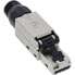 InLine RJ45 plug Cat.6A 500MHz - field-installable - shielded - with screw cap