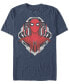 ფოტო #2 პროდუქტის Marvel Men's Spider-Man Morphed Spidey Tech Badge Short Sleeve T-Shirt