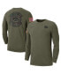 Фото #1 товара Men's Olive Iowa Hawkeyes Military-Inspired Pack Long Sleeve T-shirt