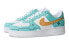 Фото #3 товара 【定制球鞋】 Nike Air Force 1 Low '07 夏日海滩 电玩 涂鸦 清新电竞主题 低帮 板鞋 男款 白蓝 / Кроссовки Nike Air Force CW2288-111