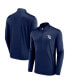 Men's Navy Tampa Bay Rays Underdog Mindset Quarter-Zip Jacket