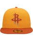 Фото #2 товара Men's Gold, Rust Houston Rockets 59FIFTY Fitted Hat