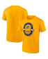 Фото #2 товара Men's Gold Pittsburgh Pirates Iconic Glory Bound T-shirt